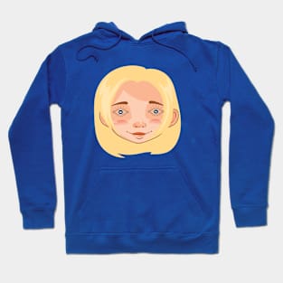 The woman is the same, only the eyes are different Hoodie